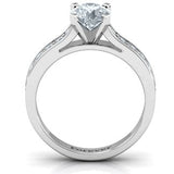 Elegant Duchess Ring with Shoulder Accents