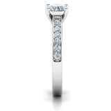 Elegant Duchess Ring with Shoulder Accents