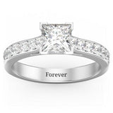 Janelle Princess Cut Ring