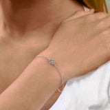 Heart Bracelet with Cold Enamel