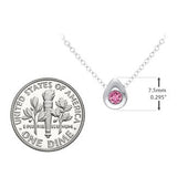 Solitaire Pear Shaped Pendant