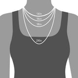 Solitaire Pear Shaped Pendant